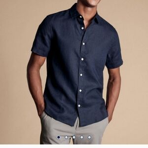 Charles Tyrwhitt classic linen shirt